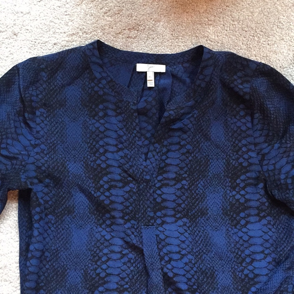 Joie Python Print Blouse. - image 2